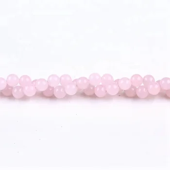 10mm Dabas Dārgakmens rozā Kvarca Pērles Daļa