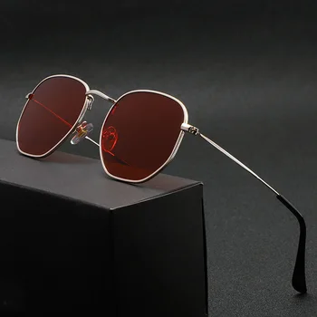 2023 Sieviešu Saulesbrilles Jaunu Modes Daudzpusējās Metāla, Saules Brilles Vīriešu Klasisko Luksusa Zīmola Dizaina Spogulis Brilles Uv400