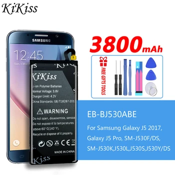 3800mAh Lielas Jaudas Akumulators Samsung Galaxy J5 Pro 2017 J530 Akumulatora Nomaiņa Augstas Kvalitātes EB-BJ530ABE + Bezmaksas Rīki