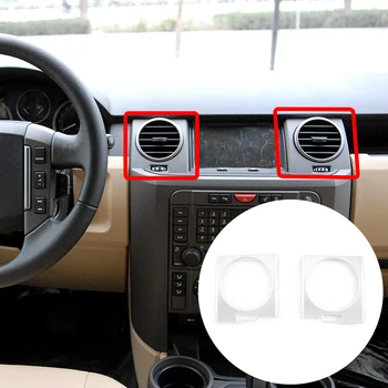ABS Chrome Auto Interjera Centra Konsole, Gaisa kondicionētājs Ventilācijas Izvads Apdares Segtu Decotive Piederumi Land Rover Discovery3 04-09