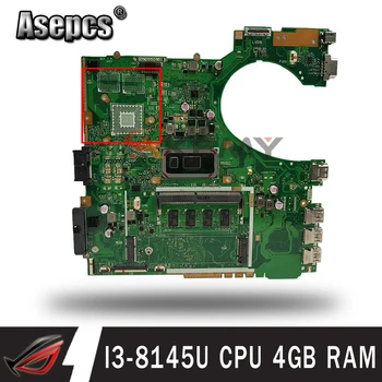 Akemy P1440FA sākotnējā mainboard Par ASUS P1440 P1440F P1440FA klēpjdatoru, pamatplate (mainboard ar I3-8145U CPU, 4GB RAM PM testa ok