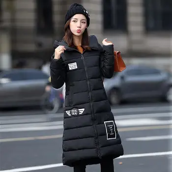 Augstas kvalitātes jaunu sieviešu ziemas silta jaka, kažokādas apkakle kapuci jaka ar polsterējumu, aitas vilnas oderi