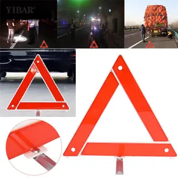 Automašīnas Avārijas Brīdinājuma Trijstūris Sarkana Atstarojoša Drošības Apdraudējumu, Auto Statīvu Salocīts Stop Zīmi Atstarotājs reflectante