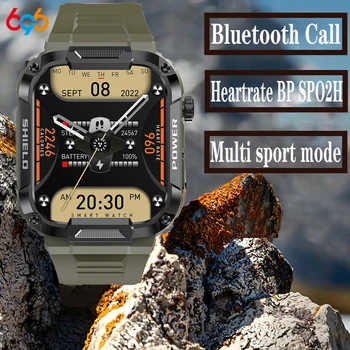 Blue Tooth Zvanu Smart Skatīties Ūdensizturīgs 400mAh Heartrate Monitors Atgādināt, Mūzika, Sports Balss Palīgs Smartwatch IOS Android