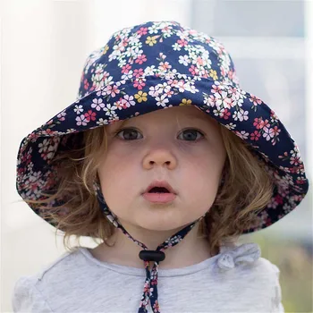 Bērnu Vasaras Ziedu Saules Cepures Zēniem un Meitenēm, Bērniem, Kakla Ausu Pārsegs Anti UV Aizsardzību, Pludmales Cepures Bērniem Pludmales Cepures Jaunas