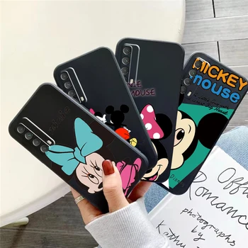 Disney Mickey Mouse, Karikatūra Tālruni Gadījumā, Huawei Honor 10 V10 10es 10 Lite 20 V20 20i 20 Lite 30S 30 Lite Pro Šķidruma Silikona