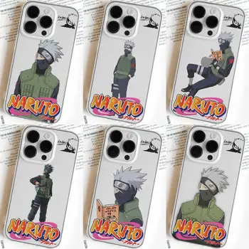 Hatake Kakashi Iphone 14 Pro Max Gadījumā Anime Rudenī Izturība Mīkstās Rotaļlietas Ninja Naruto Silikona 13 12 11 X XR XS 8 7Plus Caurspīdīga