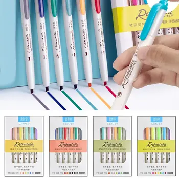 Krāsa Rakstīšanas Rīki Zīmēšanas Snap Tips Radošo Kancelejas Preces Marķieri, Pildspalvas Komplekts Galvenie Punkti Marķieri Krāsu Pildspalva Acu Aprūpe
