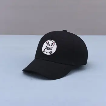 LDSLYJR jaunu stilu Jauki Panda kokvilnas Izšuvumi Casquette Beisbola cepure Regulējams Snapback Cepures bērnu zēns un meitene 80