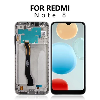 Par Redmi, Ņemiet vērā, 8 LCD Displejs+Touch Screen Nomaiņa Xiaomi Redmi 6.3 collu Ekrānu M1908C3JH, M1908C3JG, M1908C3JI Ar Fram