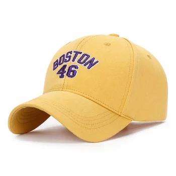 Pavasarī, Rudenī Jaunu Vienkāršā Mazgāšana Kokvilnas Auduma Saulessargs Vīriešu un Sieviešu Ikdienas Beisbola cepure Izšūti Logo ComfTrend Krāsu Cepure