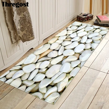 Thregost 3D Iespiesti Grīdas Paklājs Virtuves Paklāju Mājas Dekori Paklāji Guļamistabas Paklāji Mazgājams Antislip Doormat Skandināvijas Vannas istabas Paklāji
