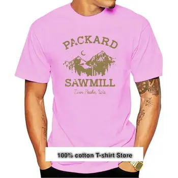 Twin Peaks-Camiseta estampada para hombre, camisa de manga corta, con estampado gráfico de Packard serrmill