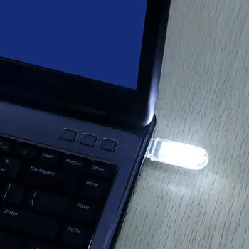 U Diska Forma 3LEDs 5V USB Mini Gaismas Tastatūras Klēpjdators, galda Lampas, lai DATORA Darbvirsmas