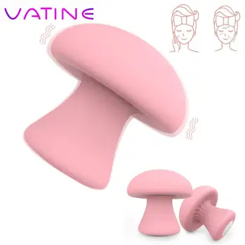 VATINE USB Lādējamu Sēņu Formas Klitora Stimulators Vibrators Seksa Rotaļlietas Sievietēm, Masāža Vibrators