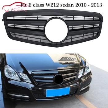 W212 AMG reste Priekšējā pārsega restes par Mercedes E klases W212 pre-facelift 2010 - 2013 4-durvis Sedans, Auto Sacīkšu Režģa Acs