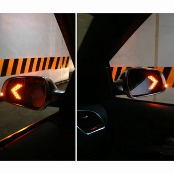 Zils Spoguļa Stikls Apsildāms Leņķis Plašu Glare Pierādījums LED Pagrieziena Signālu, Audi A3 2010. - 2013. Gadam A4 B8.5 B9 2013-2016 8K0857535 8K0857536